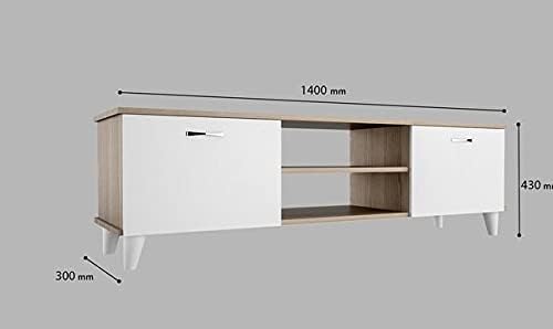 Ifurniture Multi TV Unit - White, 2725618461156