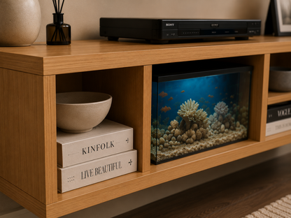 Multi TV Unit - Beige, Size 30 x 120 x 33