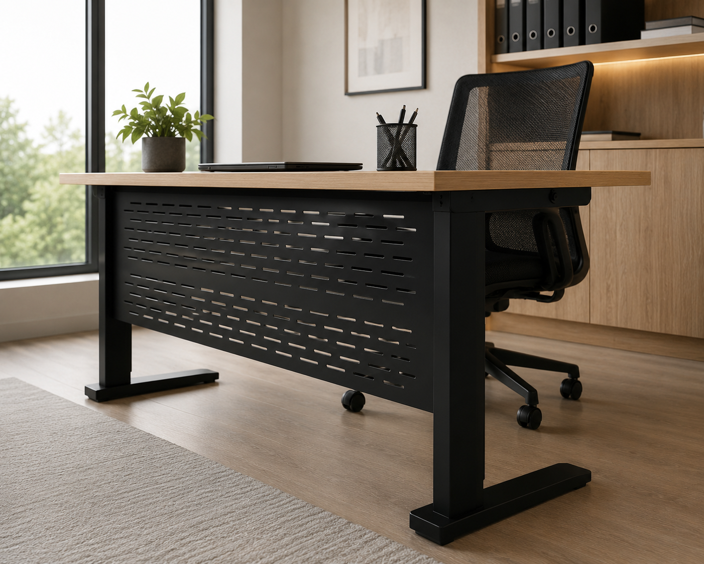 Metal Body Computer Desk