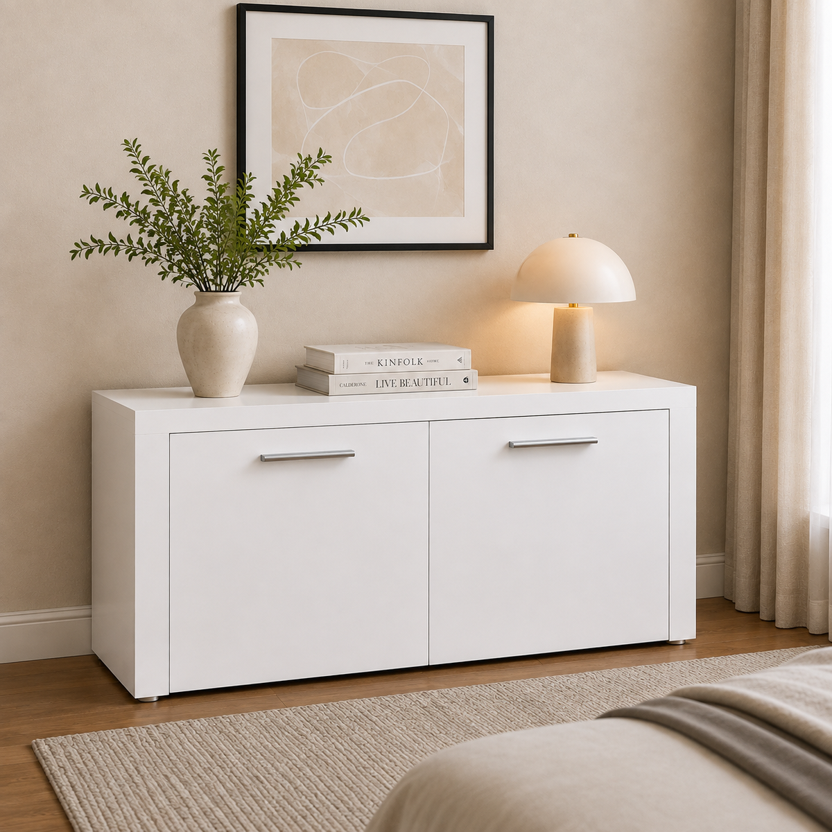 Modern 2-Door Storage Cabinet