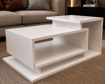 MDF Center Table - White
