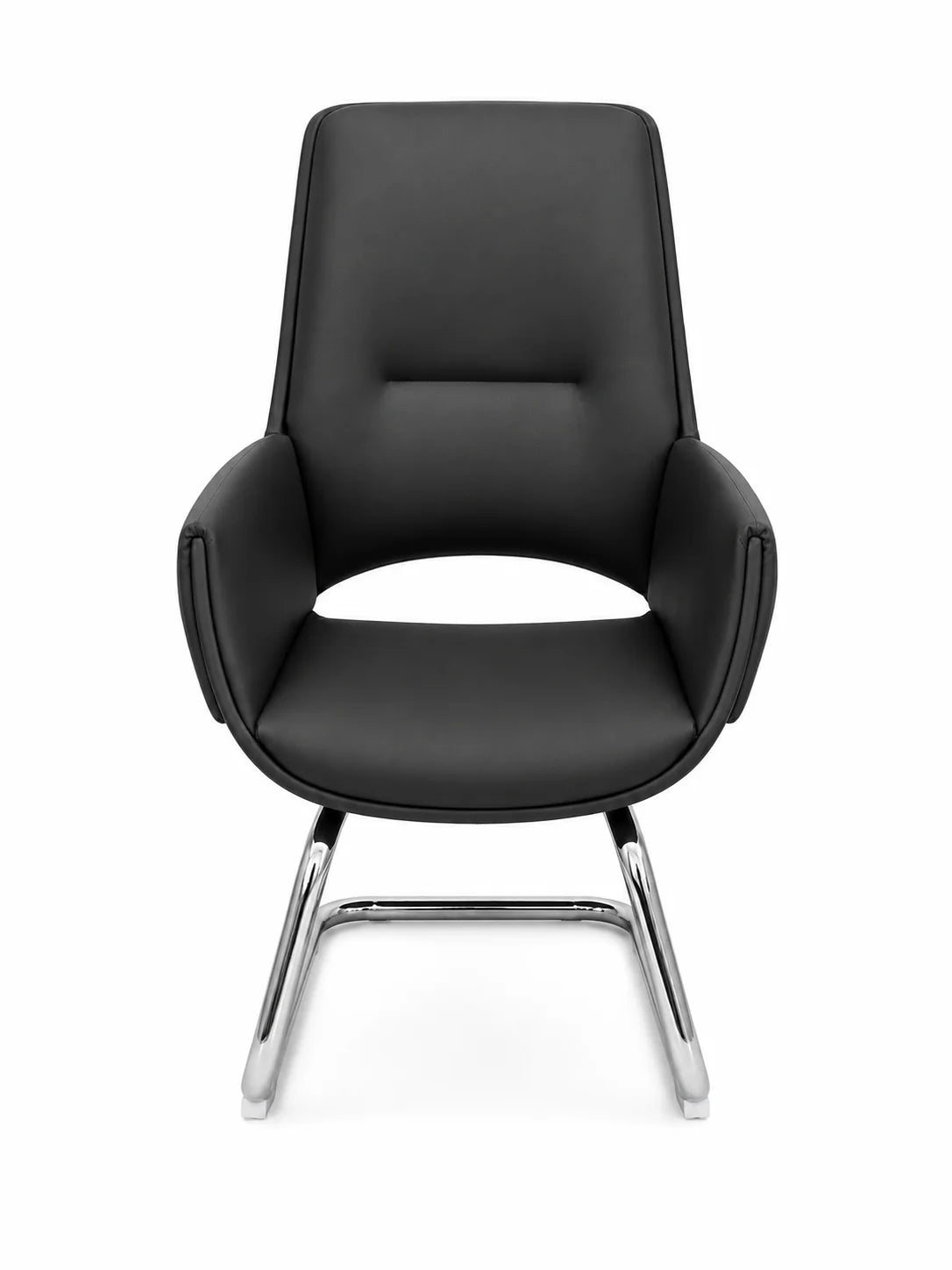 Modern High-Back Padded Visitor Chair