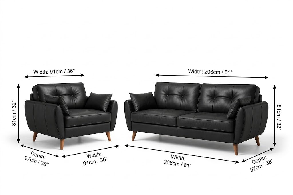 Mifalk Modern Medical Reception Office Seating Set – Sofa + 2 Armchairs