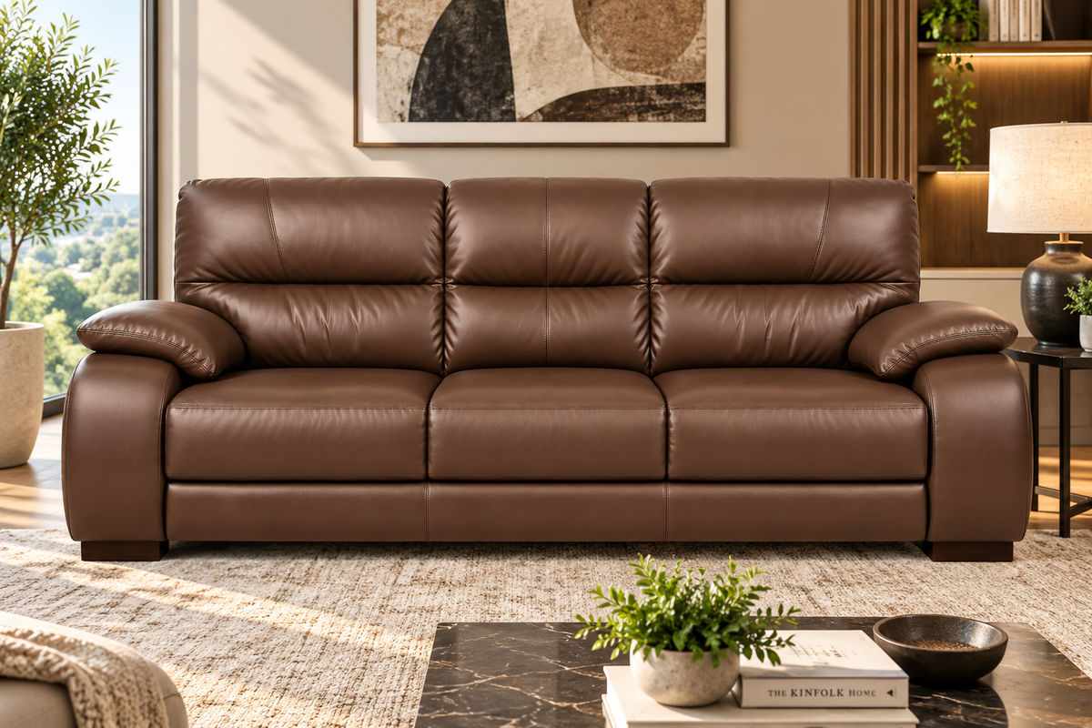 Premium Upholstered 3-Seater Sofa