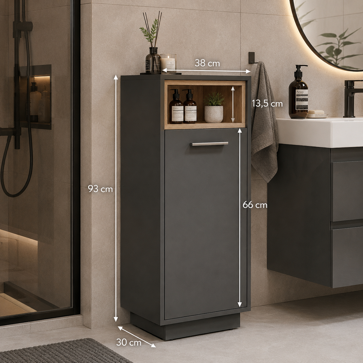 Beatrice Bathroom Cabinet Midi Cabinet