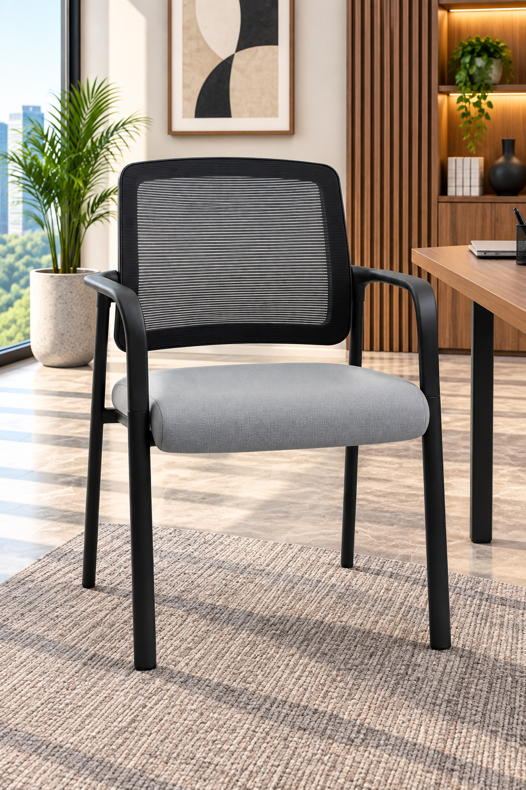 Professional Office Guest Chair with Armrests