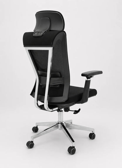 Modern Black High-Back Ergonomic Mesh Office Chair