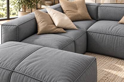 Modern Modular L-Shaped Sectional Sofa