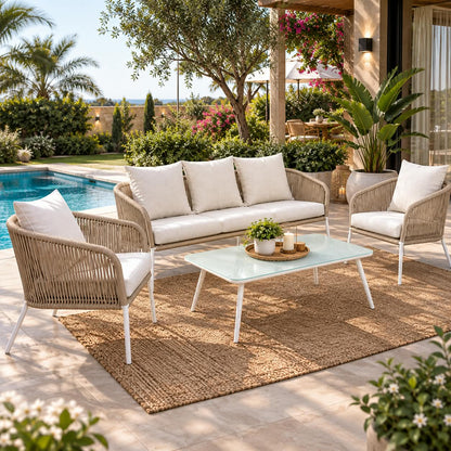 Modern Woven Outdoor Patio Furniture Set