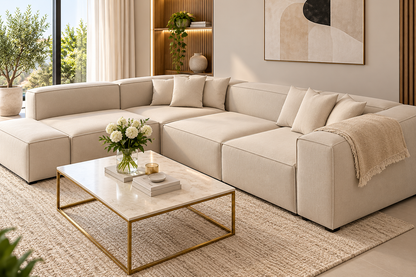 Modern Spacious Modular Sectional Sofa
