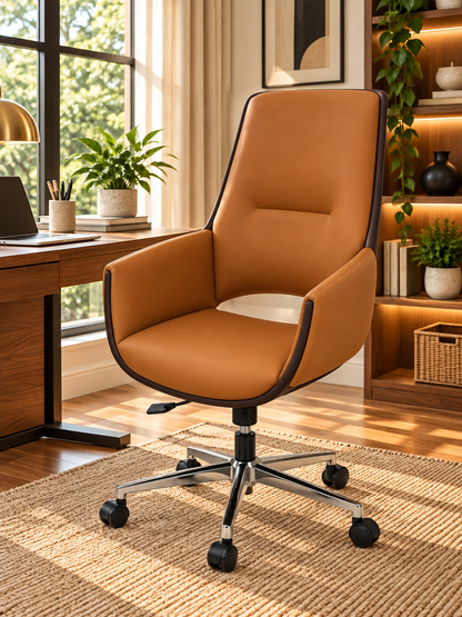 Modern High-Back Padded Work Chair
