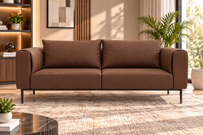 Modern 3-Seater Upholstered Sofa
