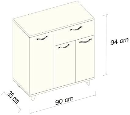 Ifurniture Shoe Organizer - White beige