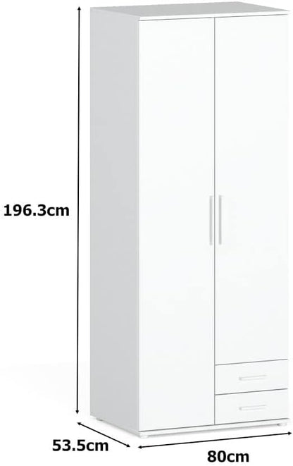 AZ-Home - Wardrobe Karol (Black,80 cm)