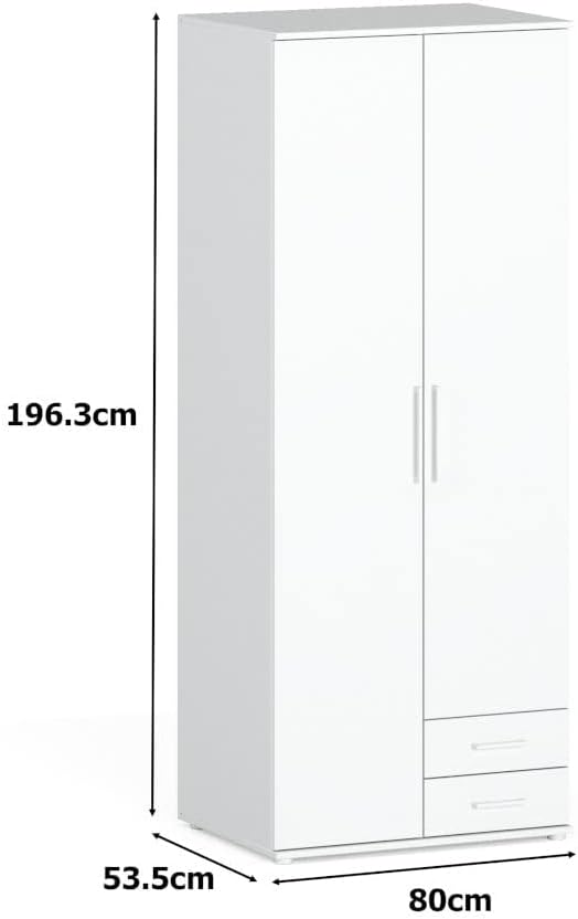 AZ-Home - Wardrobe Karol (Black,80 cm)