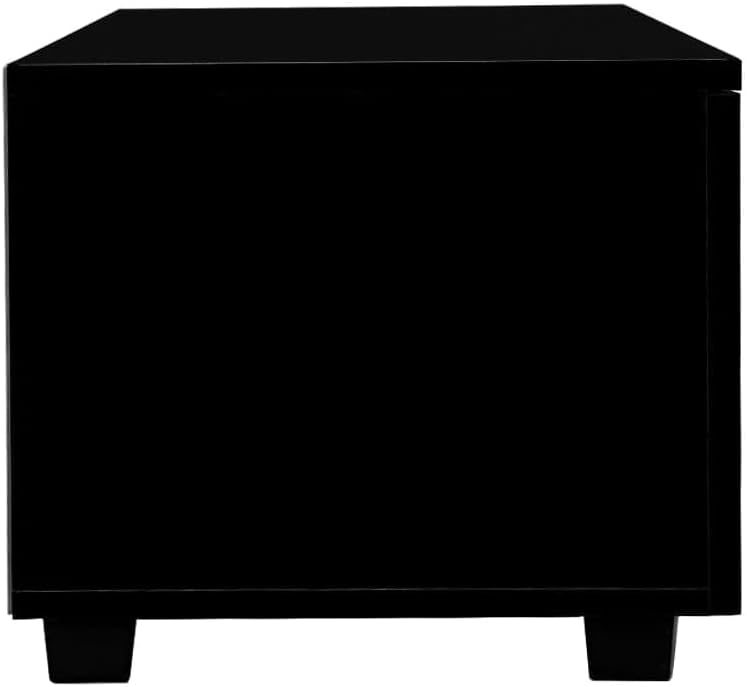 Artiss TV Unit Cabinet Entertainment Units, 140cm Length Stand Table Cabinets Storage Shelf Organiser Cupboard Home Living Room Bedroom Furniture, with 2 Drawer and Cable Management Holes Black