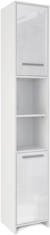VICCO Kiko Bathroom Cabinet Vanity Unit Tall Cabinet Bathroom Furniture Cabinet Midi Cabinet Bathroom Shelf