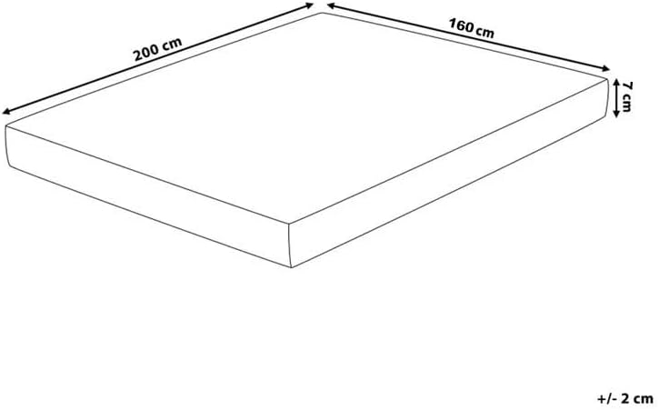 Home Gallery super soft Mattress Topper 7 cm 160x200 cm
