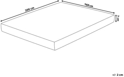 Home Gallery super soft Mattress Topper 7 cm 160x200 cm