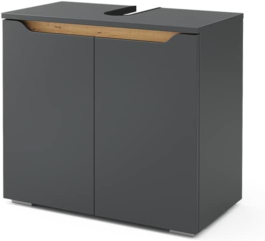 Vicco Fabio Vanity Unit Bathroom Cabinet Anthracite Oak