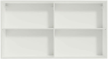 MADESA Overhead Cabinet Kitchen with 2 Doors, Wood - 26'' H x 12'' D x 47'' W - White