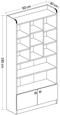 Ifurniture book storage Unit - White