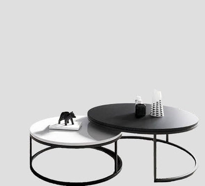 Generic Coffee Table, Round, 71 cm x 45 cm, Black