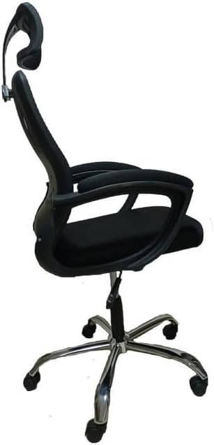 Trax Office Chair Black with Headrest T010