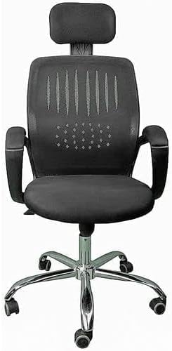 Swivel High Manager Chair with Adjustable Headrest with Mesh Back - Dream Desk