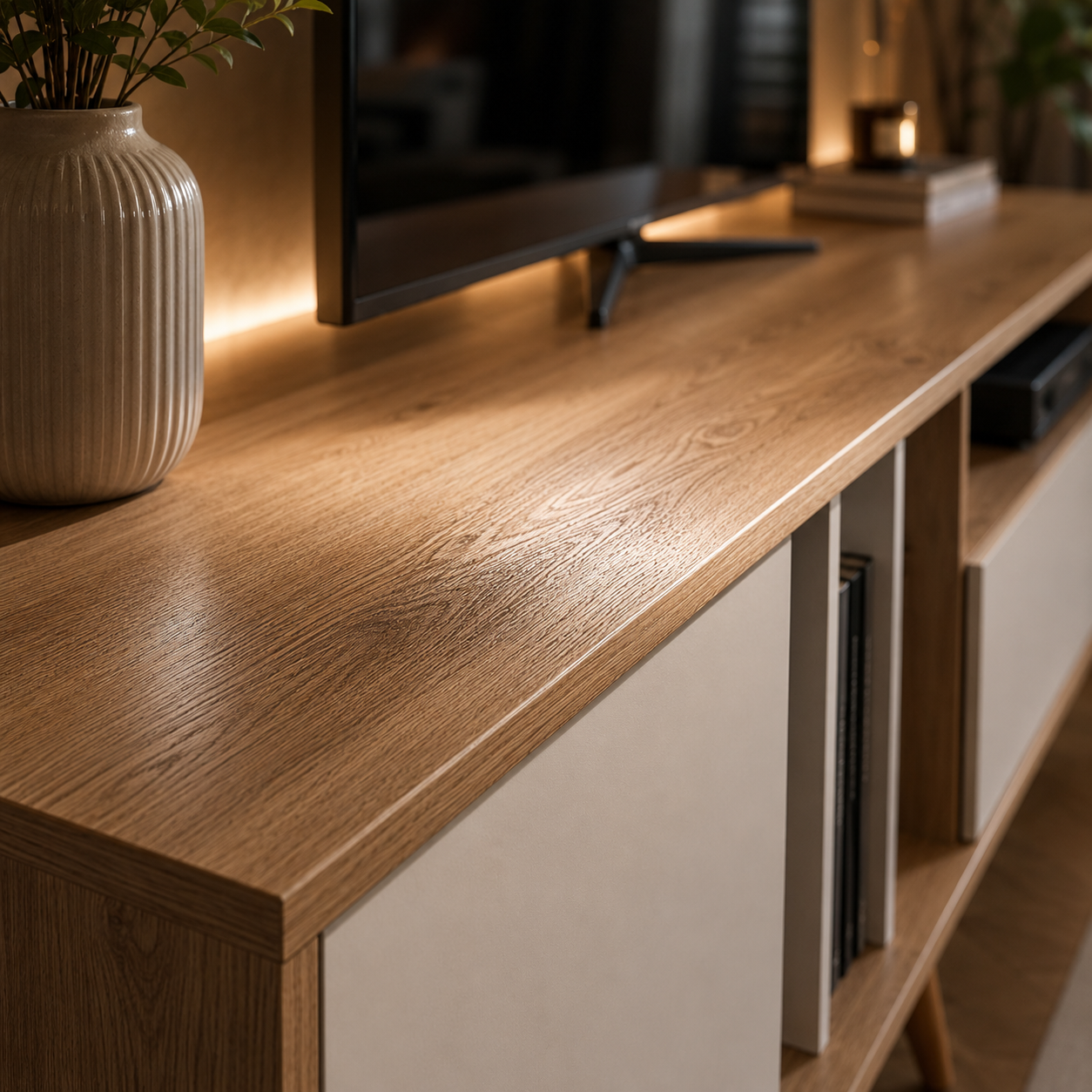 Table with 2 Rollers and 2 Shelves