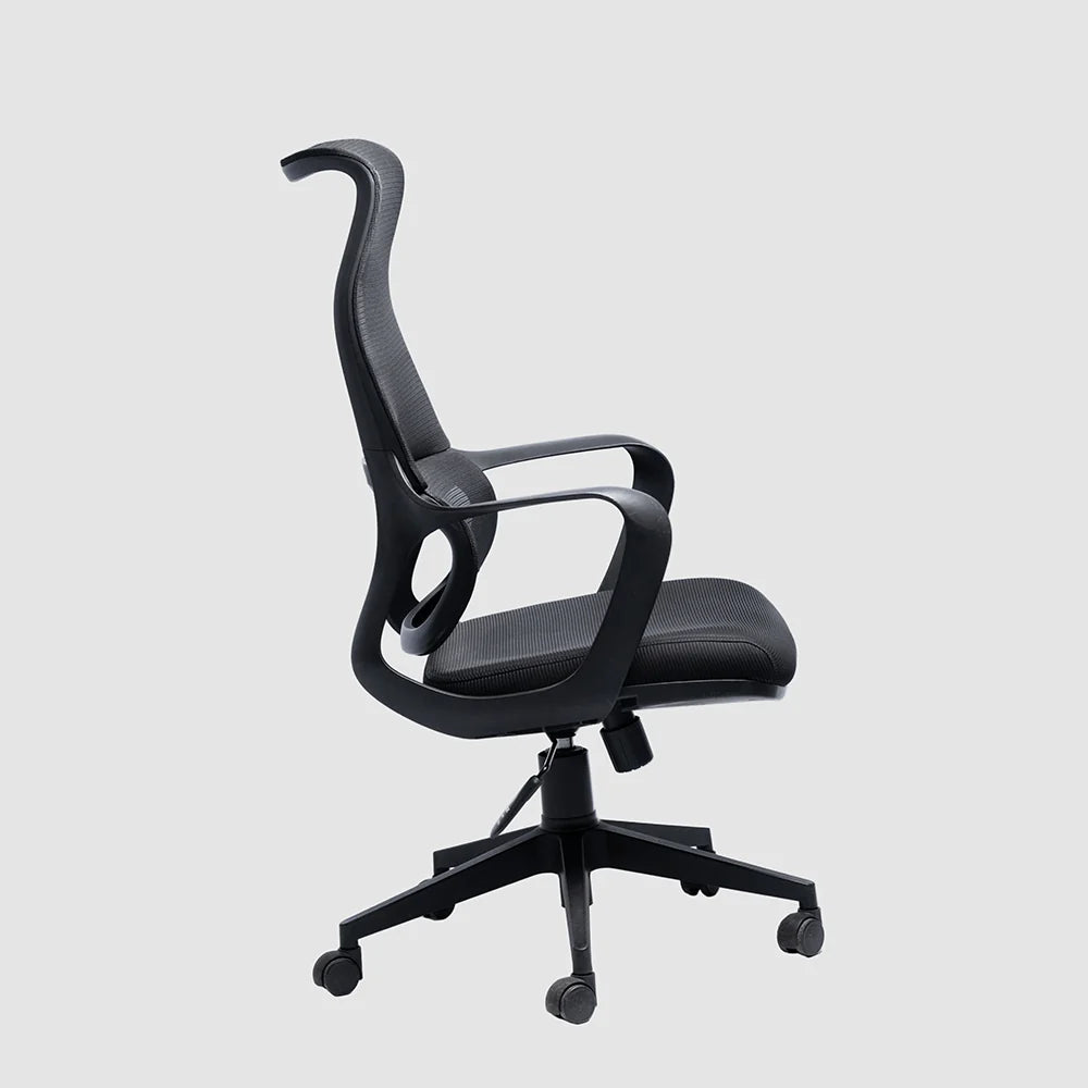 Modern Mesh Office Chair with Adjustable Height and Padded Seat