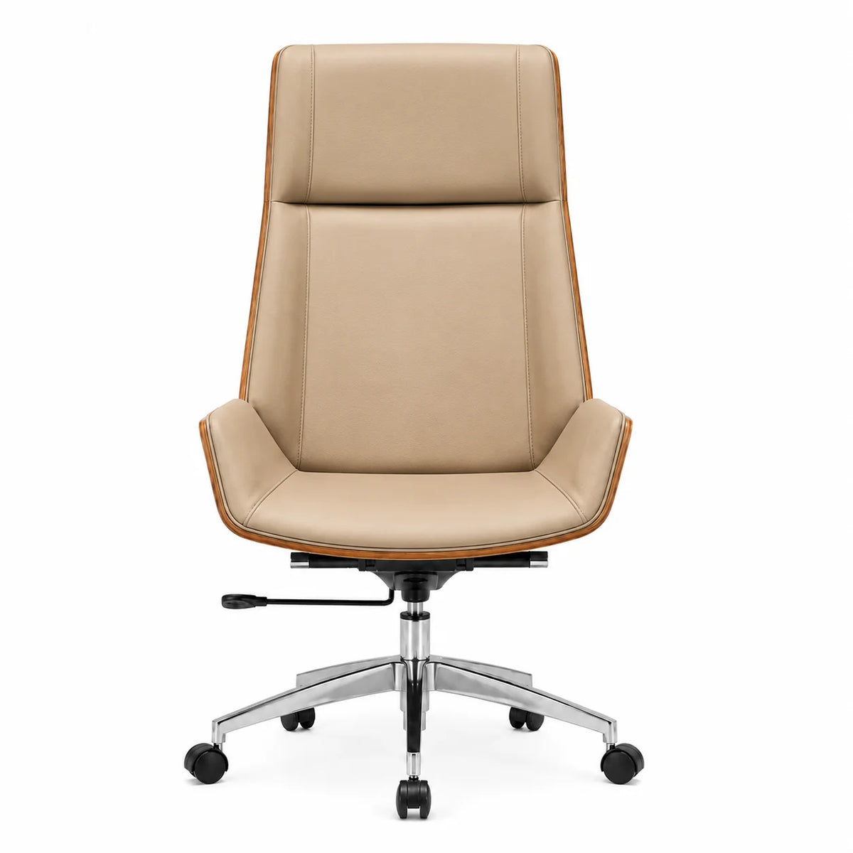 Modern High-Back Executive Office Chair with Adjustable Seat