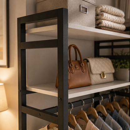 Heavy-Duty Freestanding Garment Rack