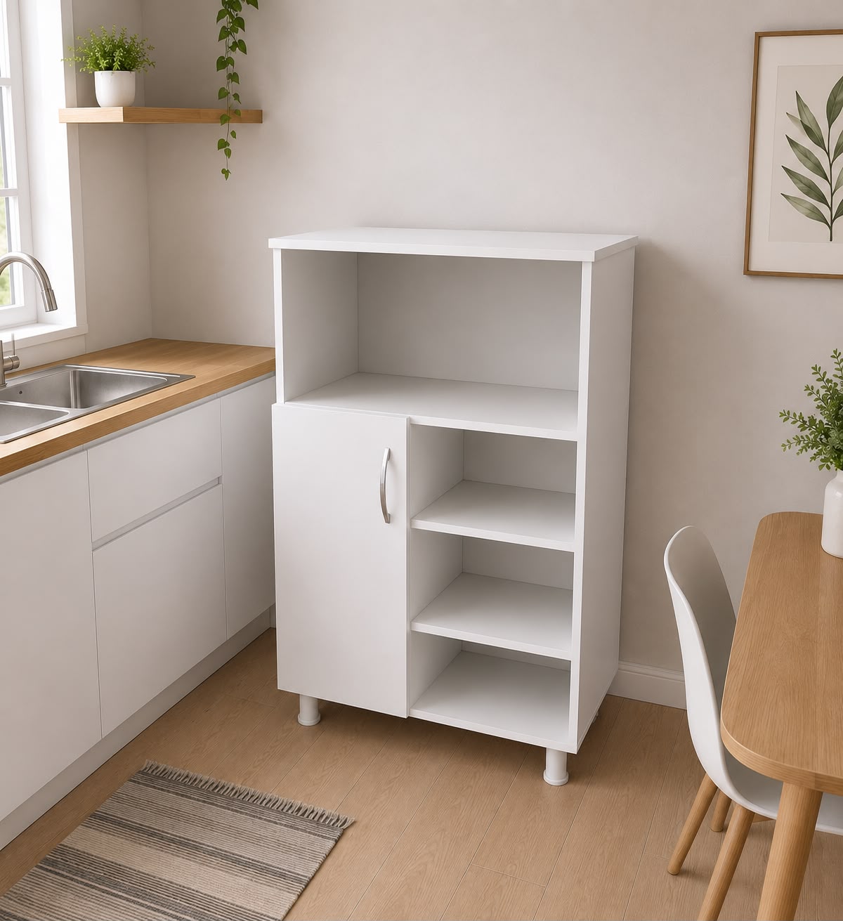 Ifurniture Organizing Unit for the kitchen and any place in the house- White