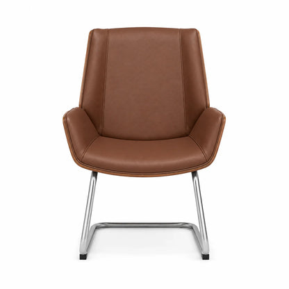 Modern Executive Guest Chair with Curved Arms