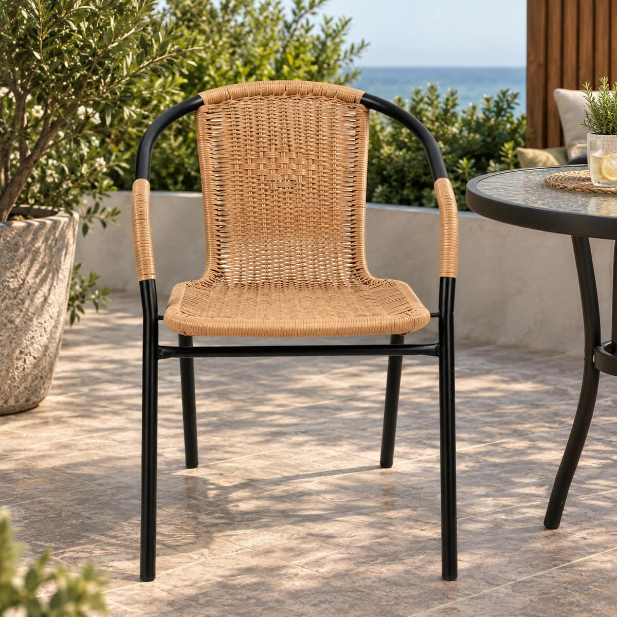 Modern Outdoor Woven Patio Chair