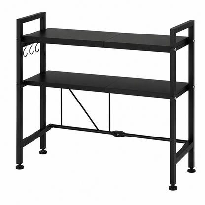 Tier Microwave Oven Rack with 3 Hooks