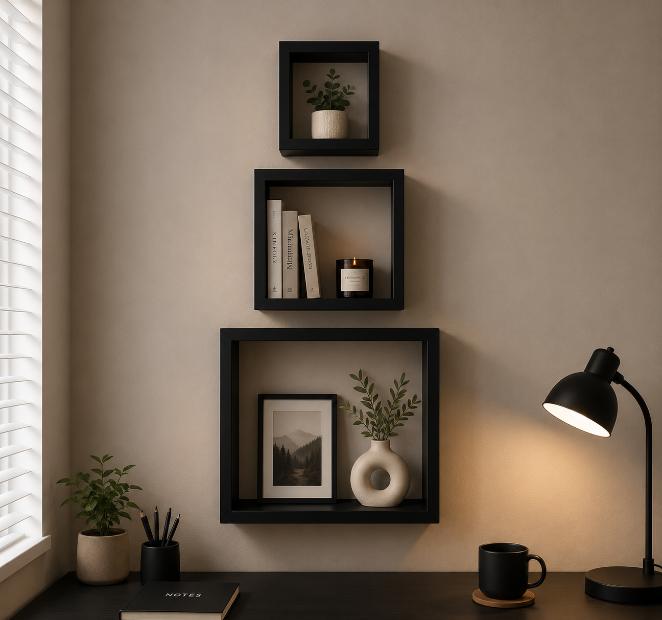 Square Wooden Wall Hanging