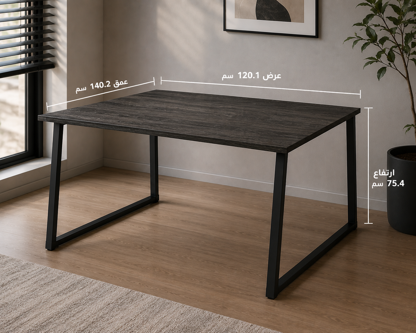 Folding Computer Desk, 31.5 Inch Size, Grey/Black