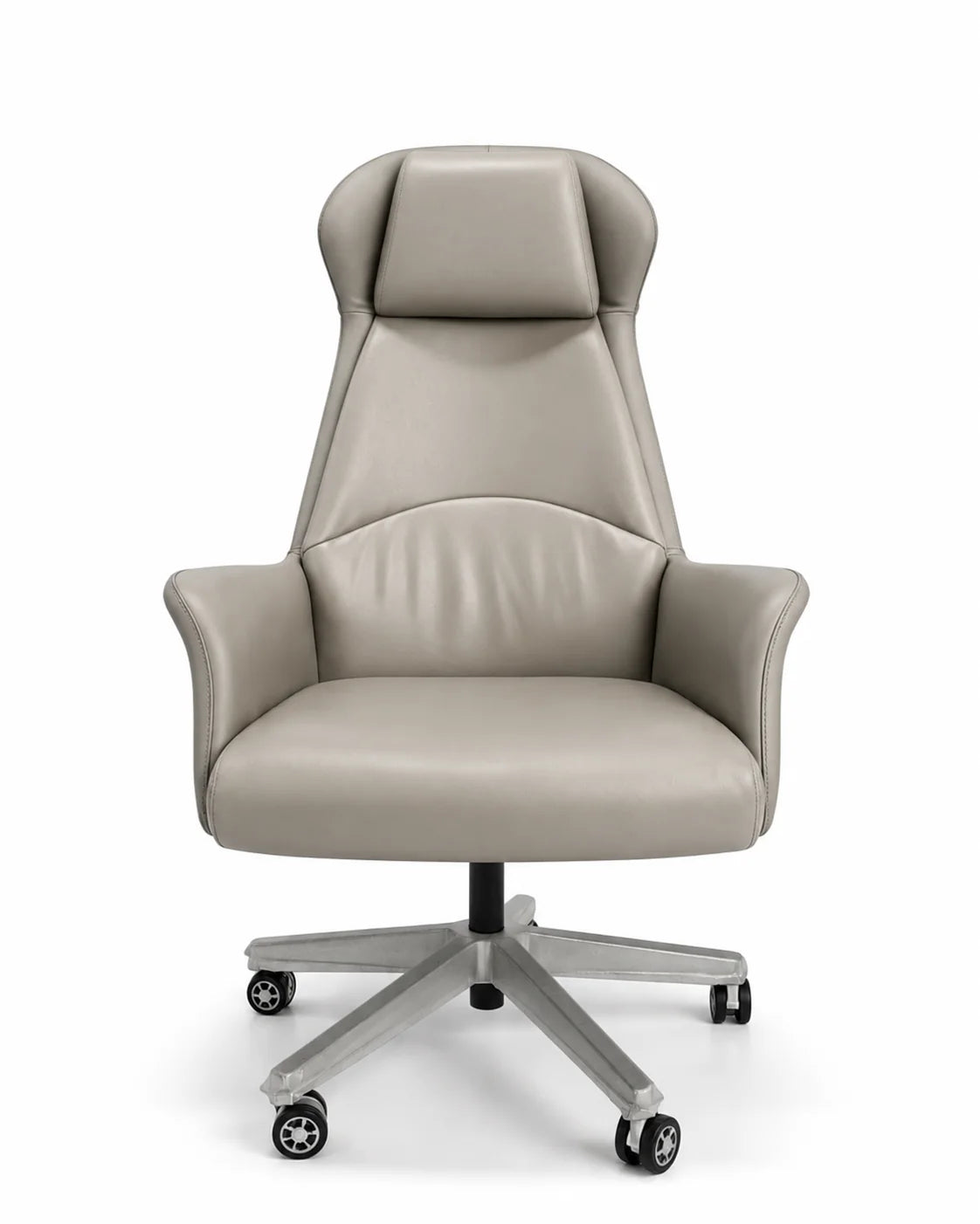 Executive High-Back Office Chair with Winged Headrest