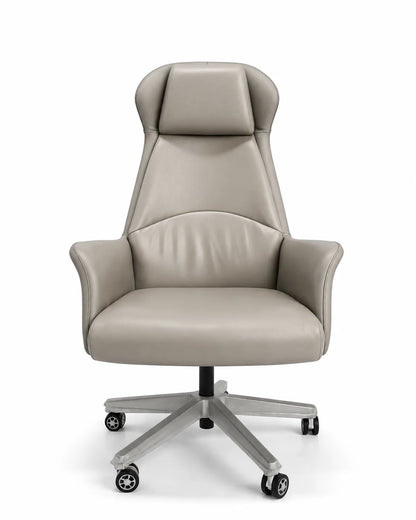 Executive High-Back Office Chair with Winged Headrest