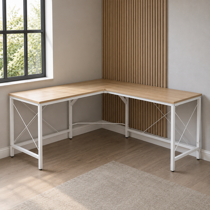 Modern L-Shaped Corner Computer Desk