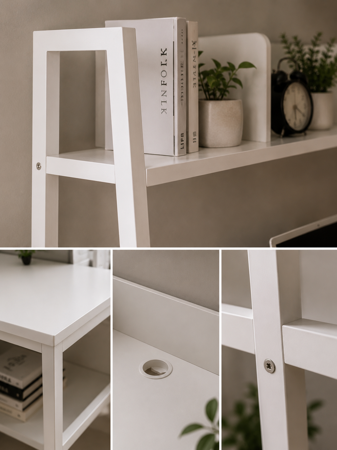 Computer Desk with Hutch