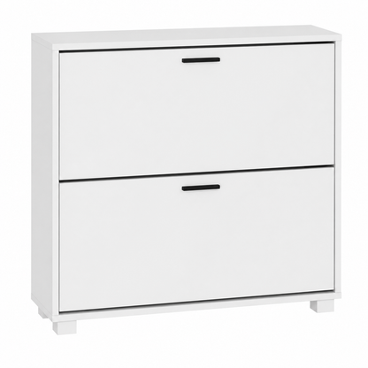 Modern White Shoe Storage Cabinet