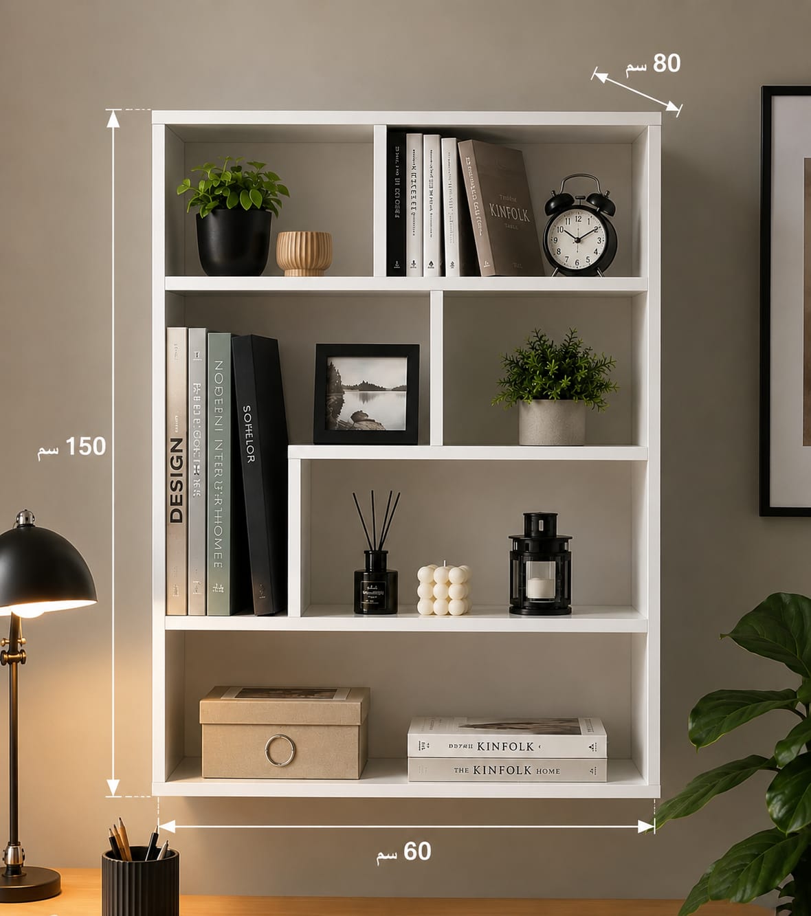 Wood Shelves and Racks - White