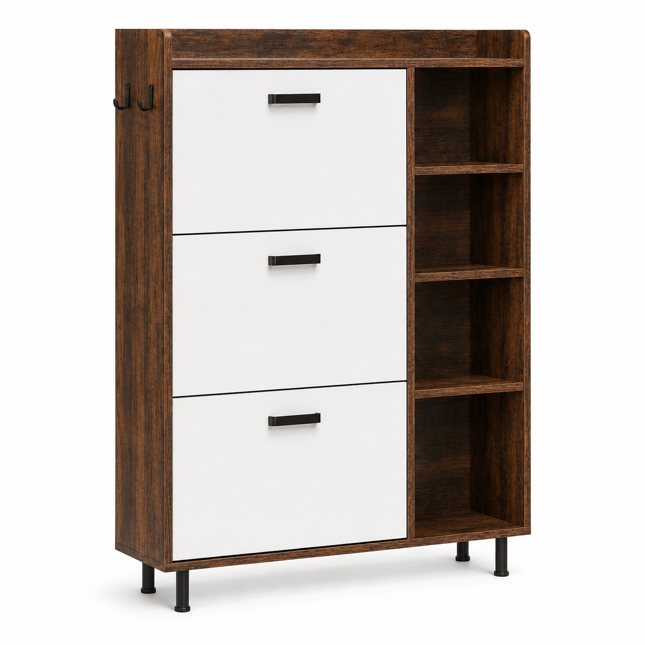 Flip Drawers Shoe Storage Cabinet