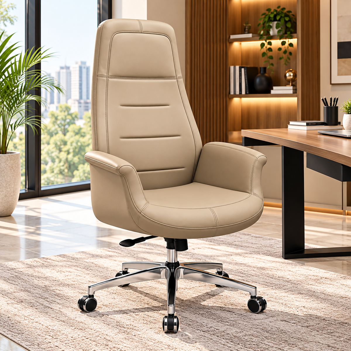 Premium High-Back Padded Office Chair