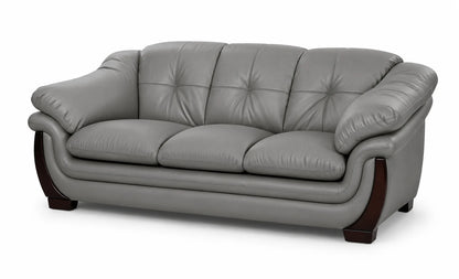 Classic Tufted 3-Seater Sofa with Curved Arms