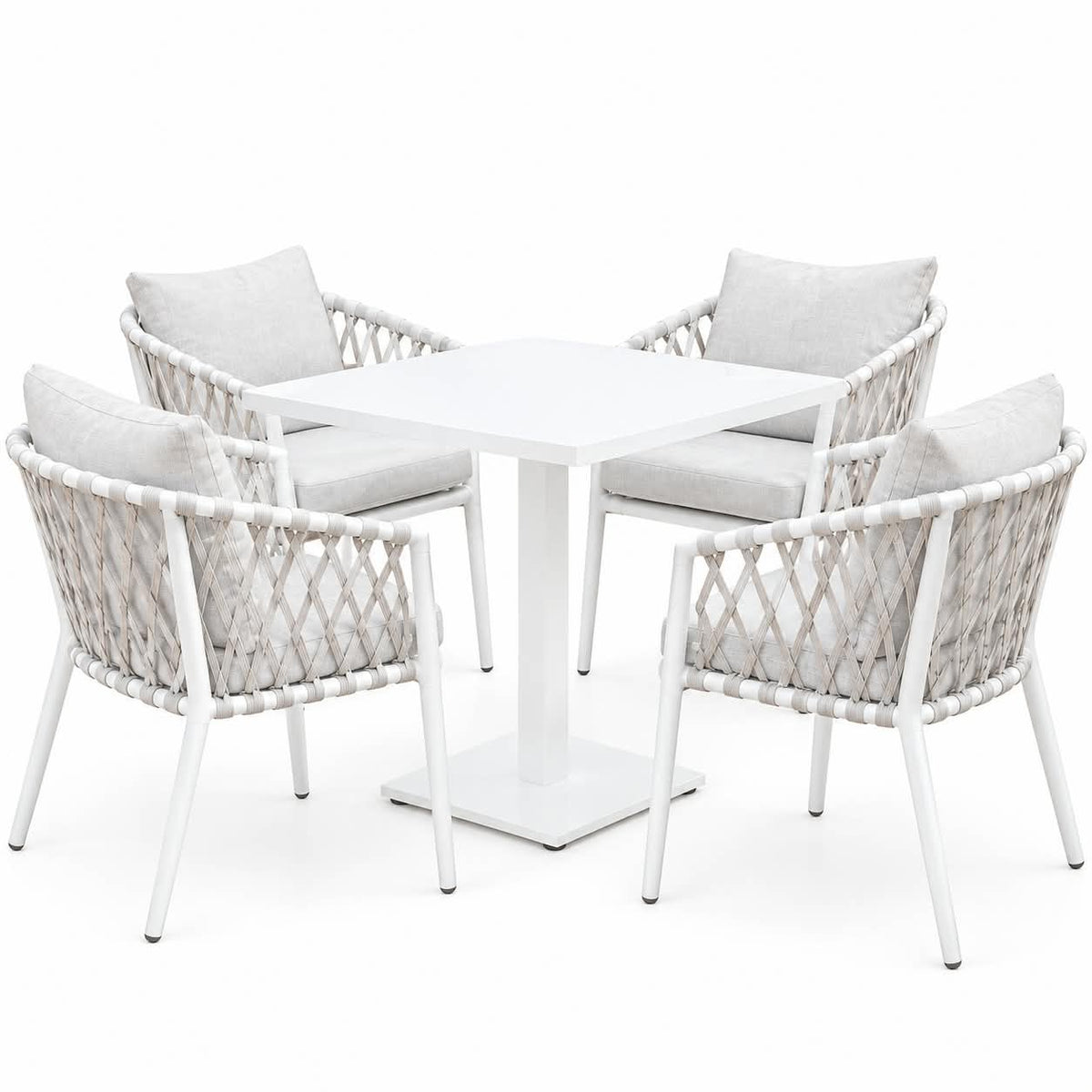 Modern Woven Outdoor Dining Set
