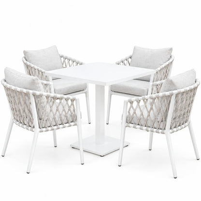 Modern Woven Outdoor Dining Set